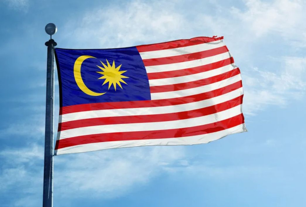 Флаг Малайзии 90х135 см с люверсами #1