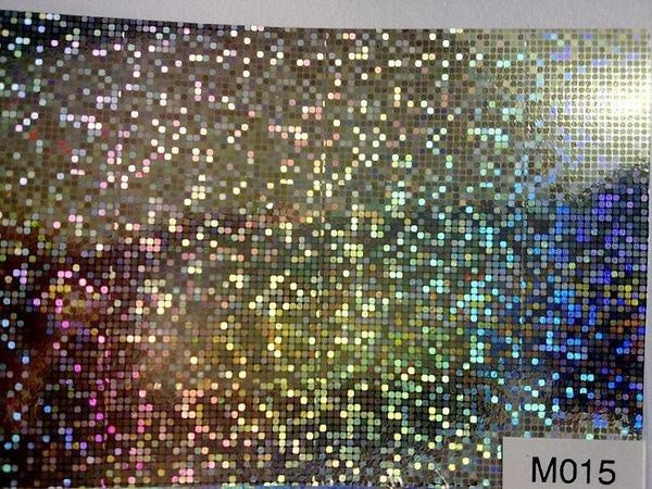 Голографическая самоклеящаяся плёнка из ПВХ, M015, 2м/45см, DEKORON, 0,02мм  #1
