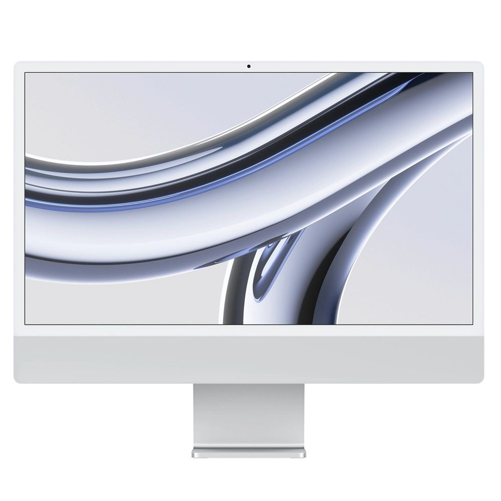 Apple 24" Моноблок iMac A2873RAM 8 ГБ, SSD 512 ГБ, macOS), MQRK3RU/A, белый, серебристый  #1