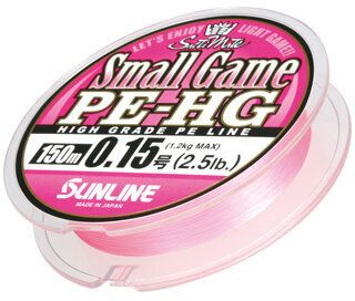 Шнур SUNLINE NEW SMALL GAME PE HGx4 #0.15 150m #1