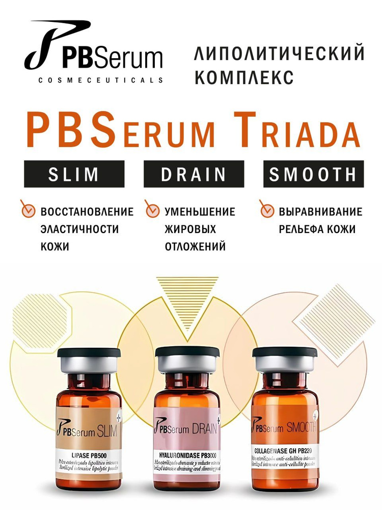 Ферментный комплекс PBSerum ТРИАДА (Triada), 3фл. по 5мл. #1