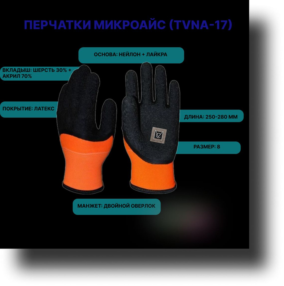 Перчатки Manipula Specialist МИКРОАЙС TVNA-17 #1