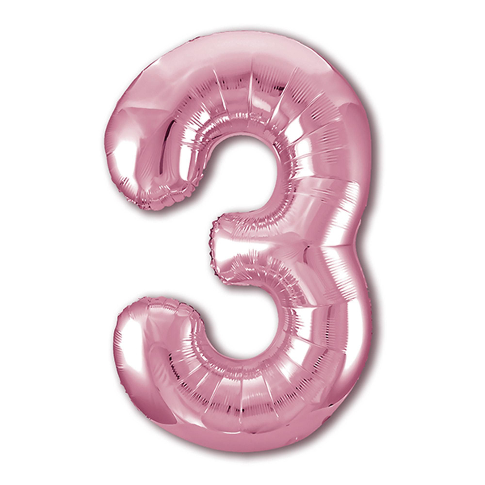 Фигура Цифра 3 Фламинго 40"/102 см #1