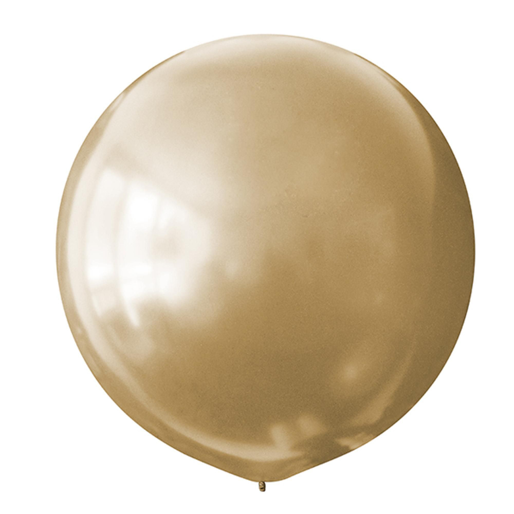 Воздушный шар 30"/76см Металлик GOLD 025 1шт #1