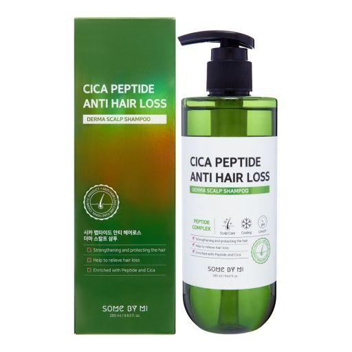 Some By Mi Пептидный шампунь против выпадения волос Cica Peptide Anti Hair Loss Derma Scalp Shampoo, #1