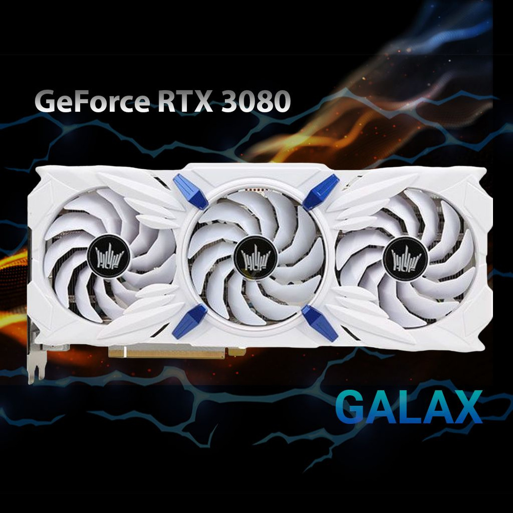 Видеокарта GALAX GeForce RTX 3080, 10 ГБ GDDR6X - купить по низким ценам в  интернет-магазине OZON (738384301)