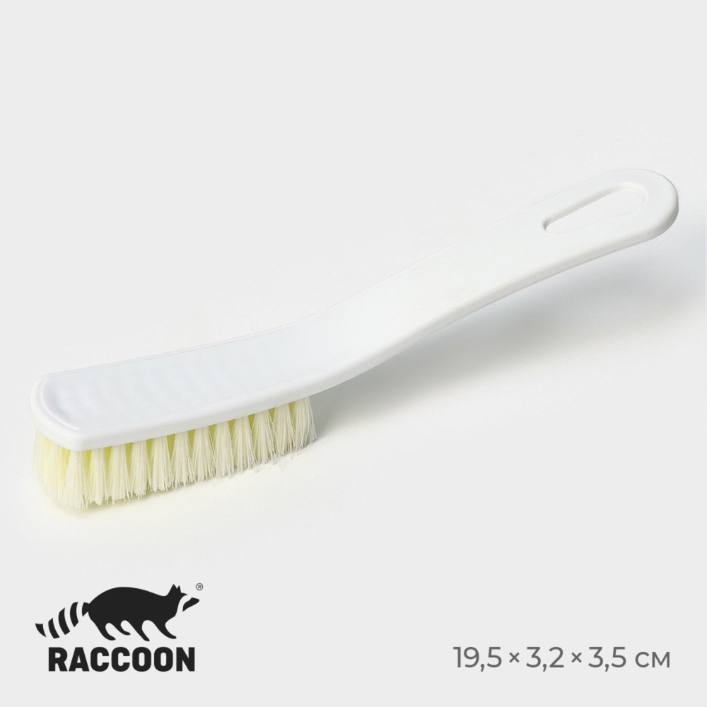 Щетка с ручкой Raccoon "Breeze", 19,5х3 см, ворс 7,5х2,6х2см #1