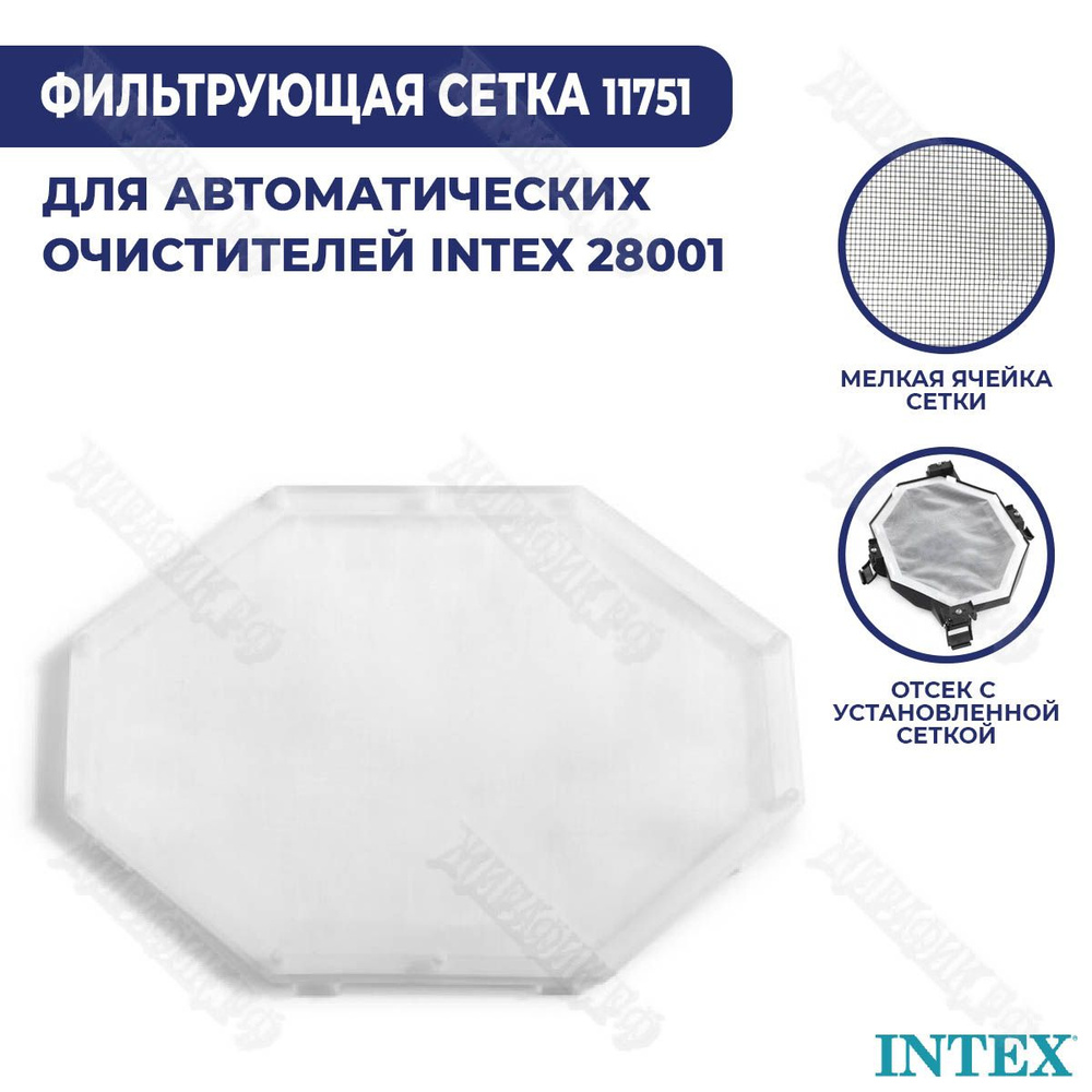 Сетка фильтр для робот пылесоса Intex 28001 для бассейна 11751 #1