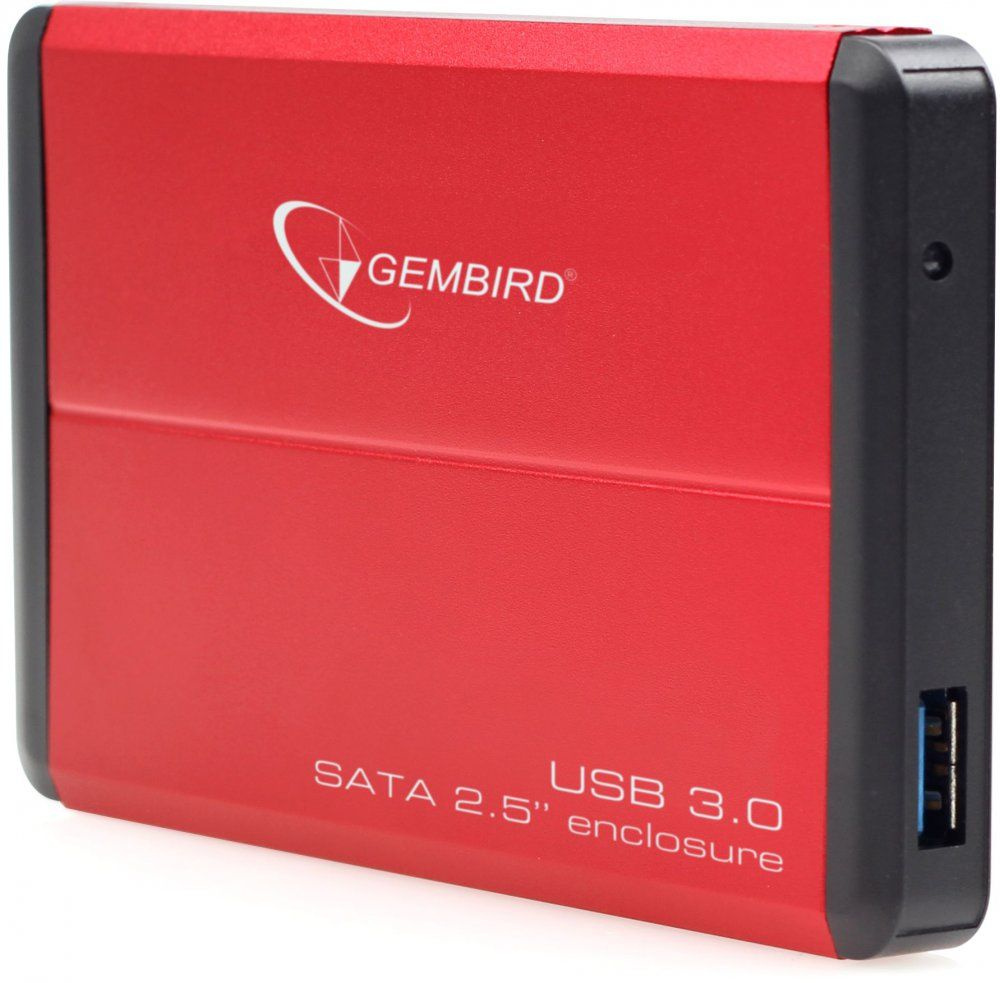 Внешний контейнер для HDD 2.5" SATA Gembird EE2-U3S-2-R USB3.0 красный #1