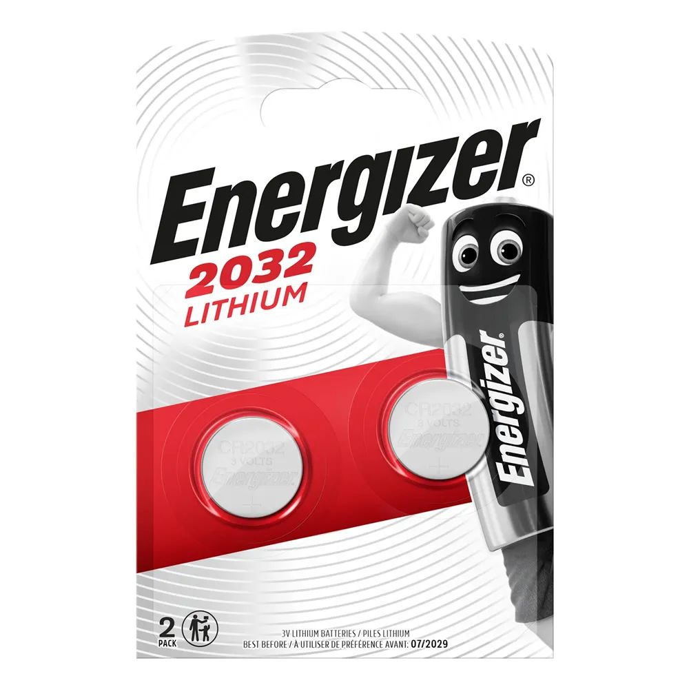 Energizer Батарейка CR2032, Литиевый тип, 3 В, 2 шт #1