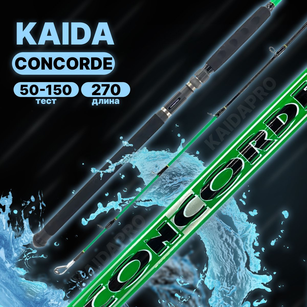 Удилище силовое Kaida CONCORDE тест 50-150g 2,7м #1