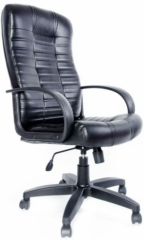ЕвроСтиль Офисное кресло Офисное кресло Атлант Ультра, Искусственная кожа, Натуральная кожа, Натуральная #1