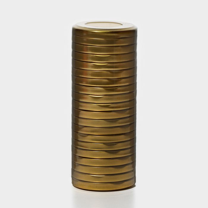 Крышки для консервирования, ТО-66 мм, металл, 20 шт, цвет золото  #1
