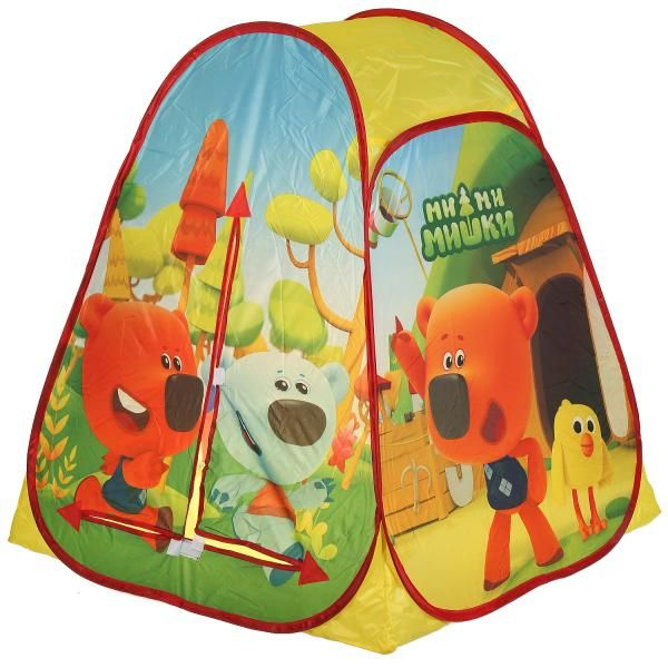 Палатка детская игровая Мимимишки с сумкой для хранения Играем вместе  #1