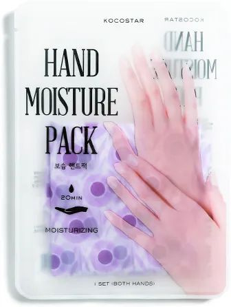 KOCOSTAR HAND MOISTURE PACK PURPLE Увлажняющая маска-перчатки для рук с экстрактом лаванды  #1