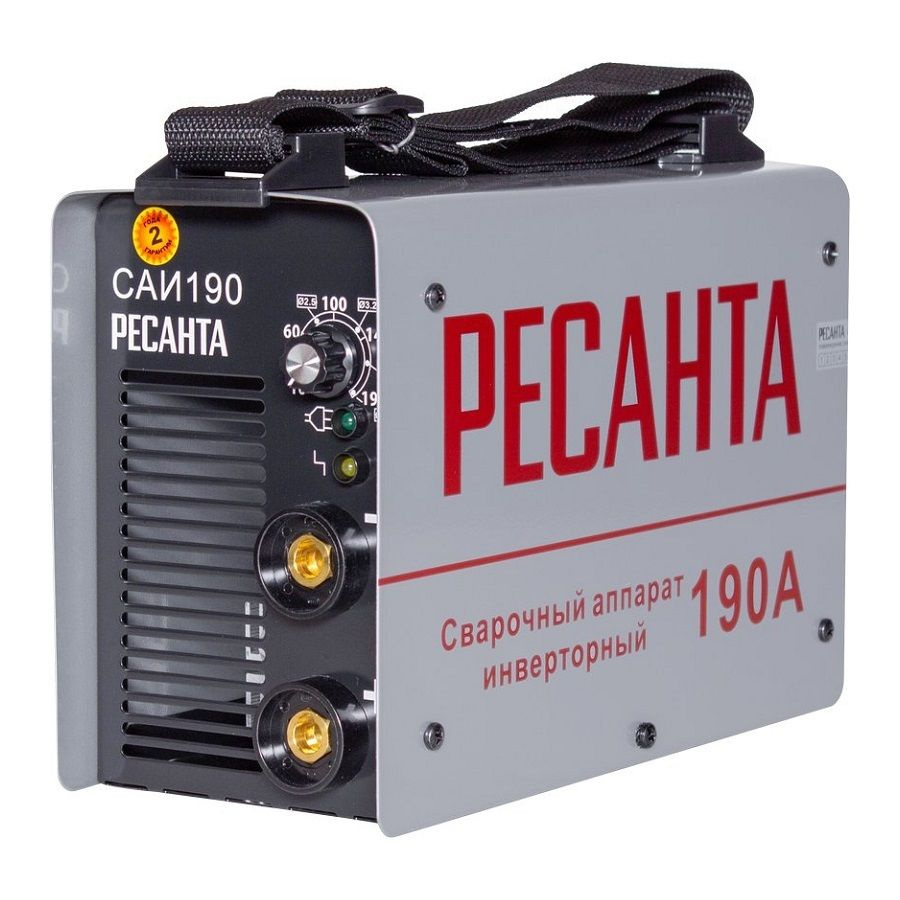 Сварочный аппарат Ресанта САИ-190 инвертор ММА DC 6.5кВт #1