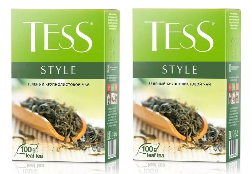 Чай Tess Style зеленый листовой 100 гр - 2 штуки #1