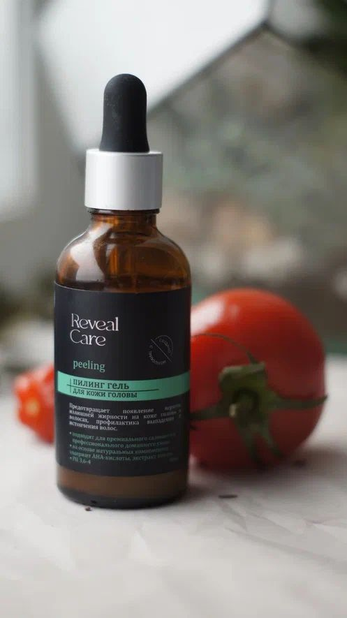 Пилинг гель для кожи головы REVEAL CARE кислотный от перхоти, жирности, выпадения волос, 50 мл  #1