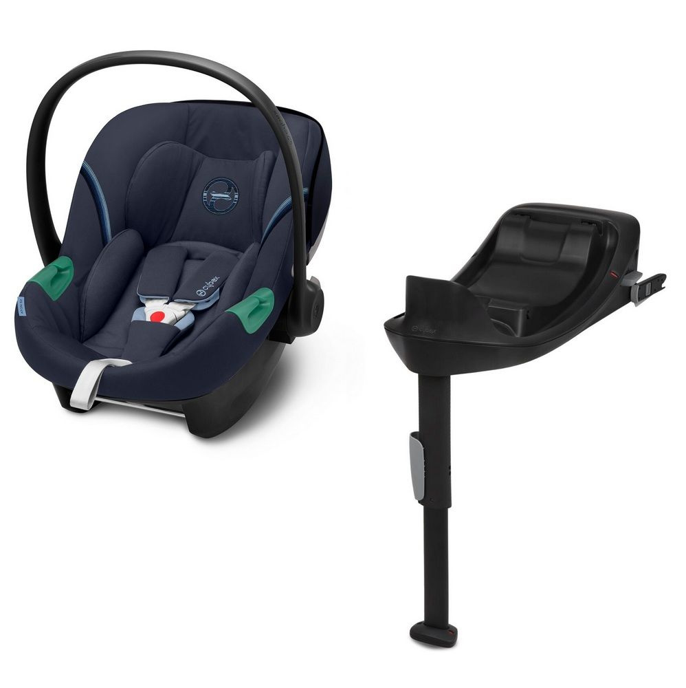 Автокресло Cybex Aton S2 i-Size с базой IsoFix Ocean Blue #1