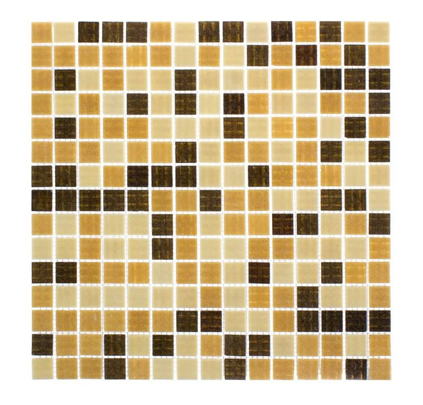 Мозаика стеклянная Artens Swam 32.7x32.7 см цвет бежево-коричневый, 2 шт.  #1