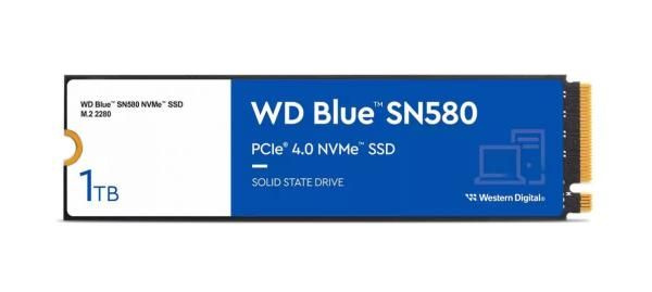 Western Digital 1 ТБ Внутренний SSD-диск Blue SN580 WDS100T3B0E (WDS100T3B0E) #1