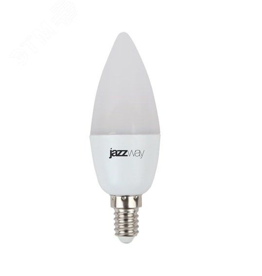 Лампа JazzWay светодиодная LED 9w E14 4000K свеча 5019034 #1