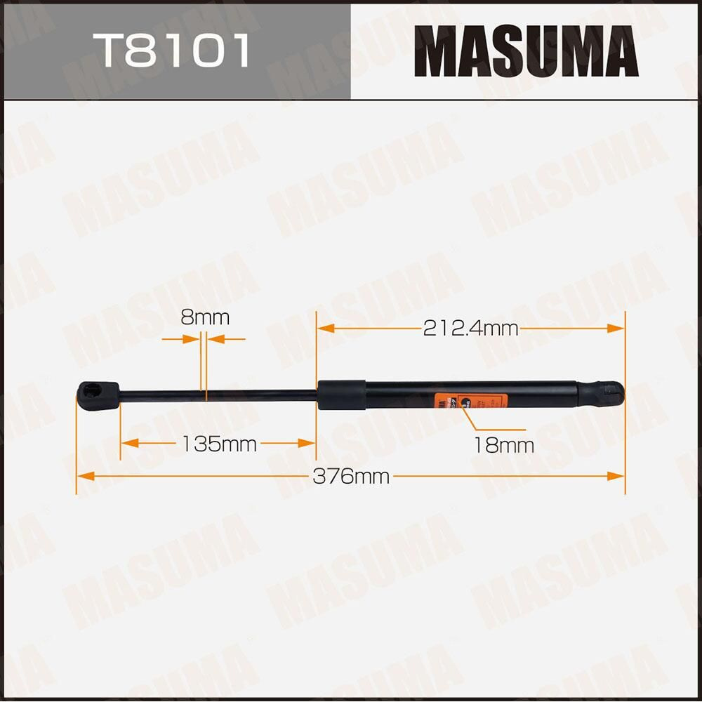 Упор газовый багажника MASUMA, T8101 #1