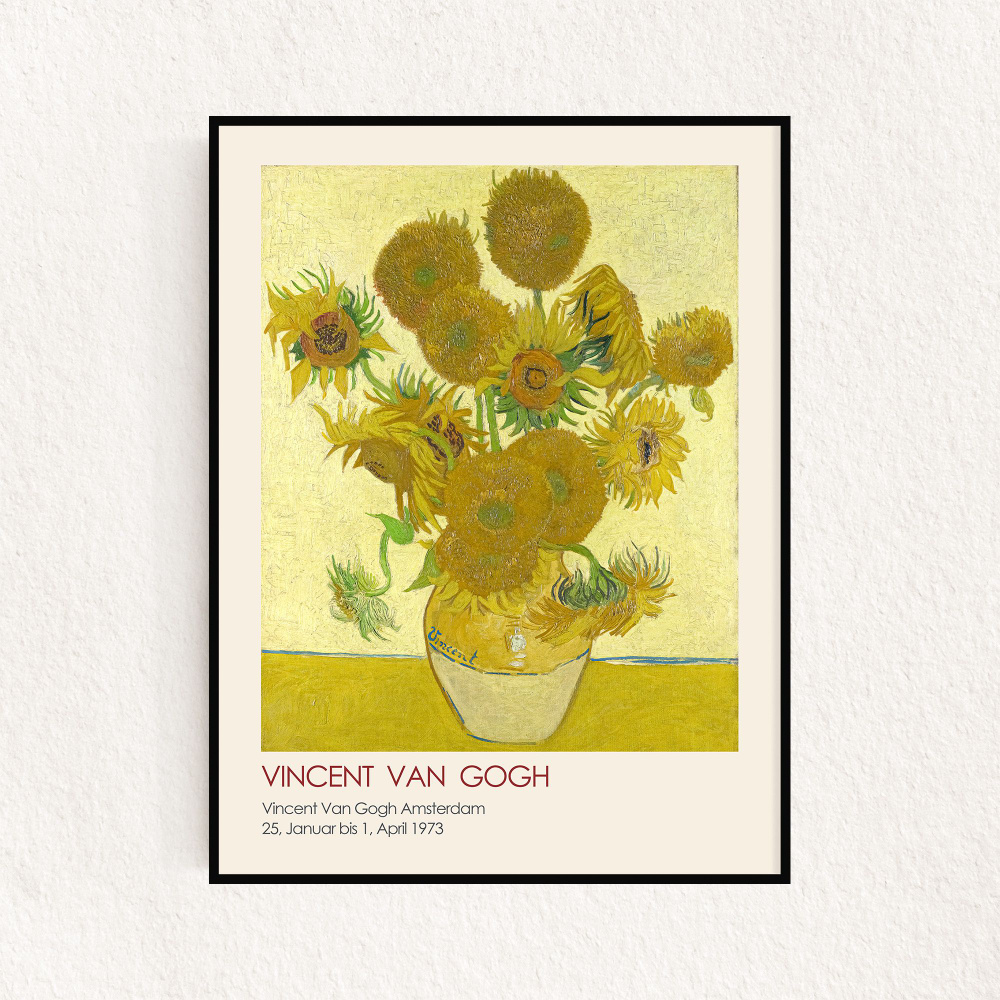 Постер "Vincent Van Gogh - Vase", 30х40см #1