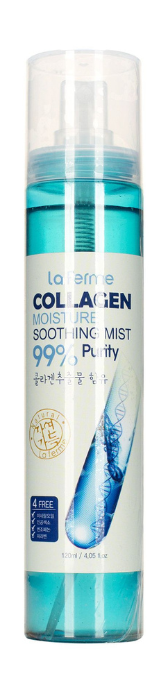 Успокаивающий спрей для лица и тела c коллагеном La Ferme Collagen Moisture Soothing Mist, 120 мл  #1