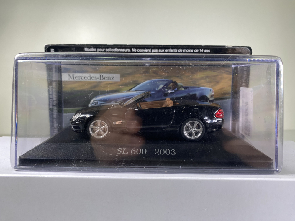 Модель коллекционная автомобиля MERCEDES-BENZ SL 600 (2003) / масштаб 1:43  #1