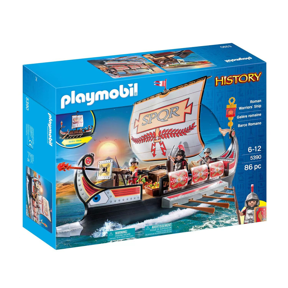 playmobil mobil world toys Корабль римского воина 5390 #1