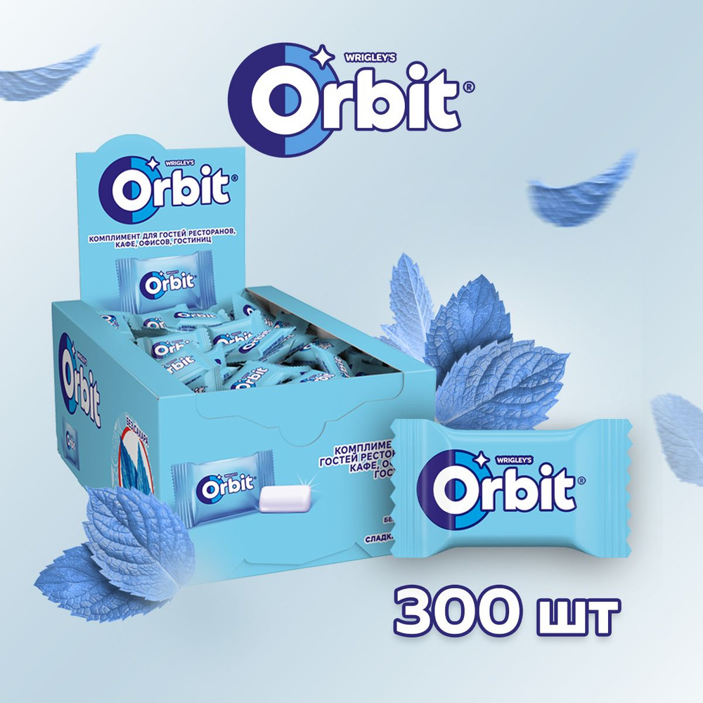 Жевательная резинка Orbit Сладкая мята miniflow (1.36г х 300шт), 408г  #1