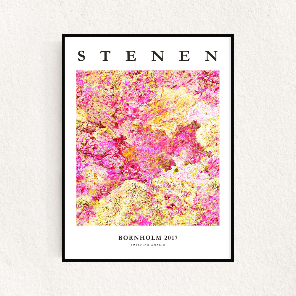 Постер "Stenen Pink" 30х40см #1