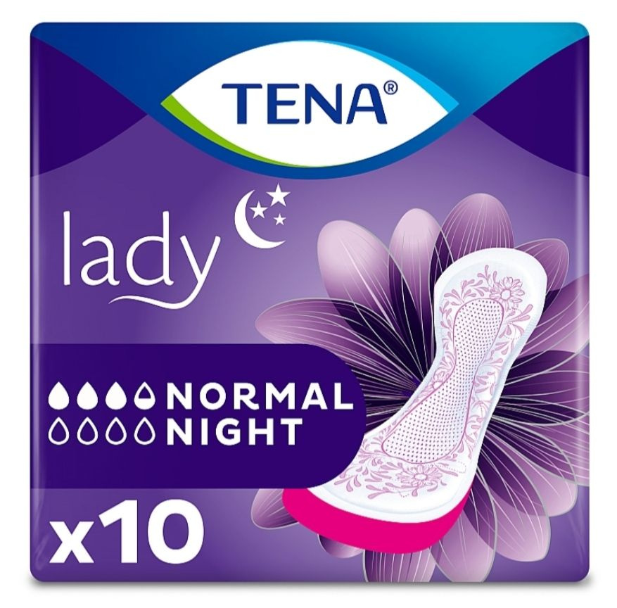 Tena Урологические прокладки Lady Normal Night, 10 шт #1
