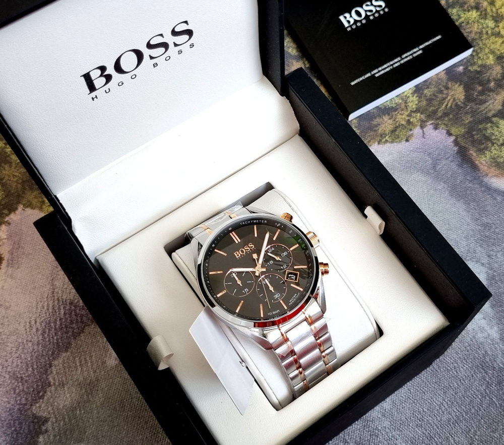 Boss Часы наручные Кварцевые Мужские часы Hugo Boss #1