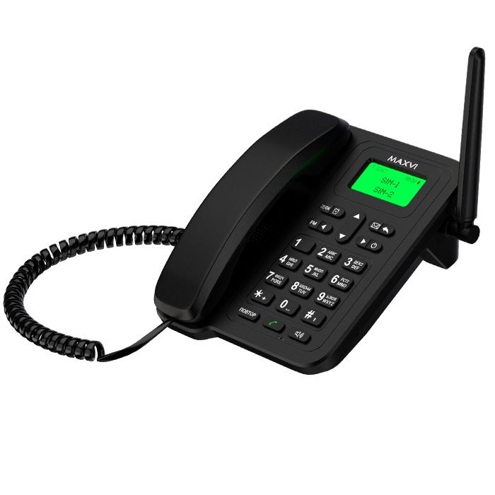Maxvi Мобильный телефон RT-01, черный, черный матовый #1