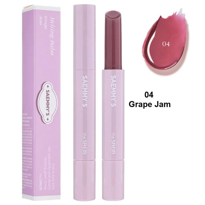 The Saem Бальзам для губ 1,8 г Saemmy's Syrup Shot Melting Balm, оттенок 04 Grape Jam  #1