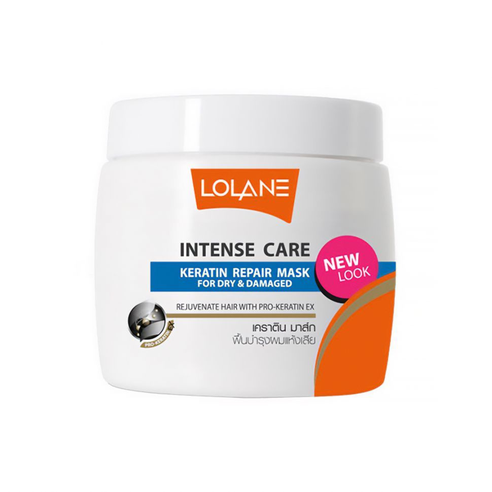 INTENSE CARE Keratin Repair Mask FOR DRY & DAMAGED, Lolane (интенсивный уход кератиновая восстанавливающая #1