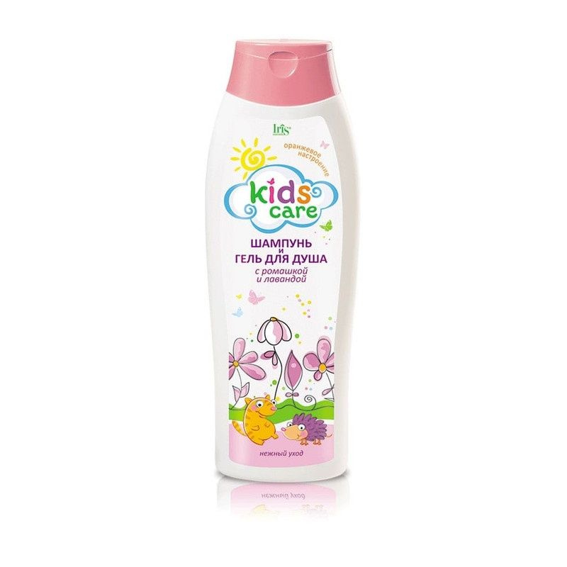 Шампунь и гель для душа Iris cosmetic "Kids Care", детский, с ромашкой и лавандой, 400 мл (5759)  #1