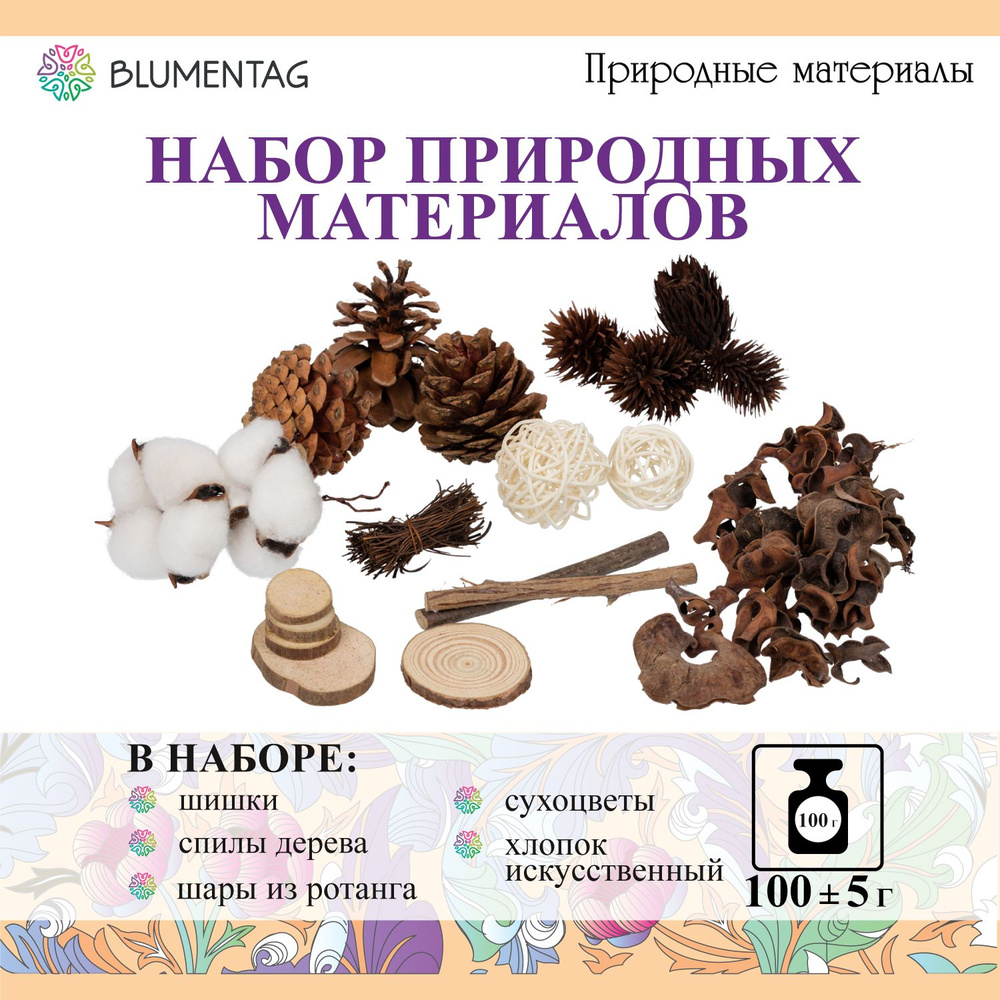 Набор для декора и флористики "Blumentag" SNJ-03,100г,01 #1