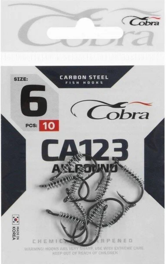 Крючки Cobra ALLROUND сер. CA123 разм. 006 20шт. #1