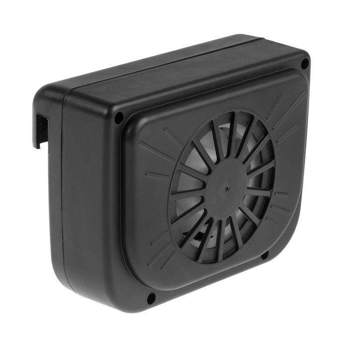 Автомобильный вентилятор Fenox На солнечной энергии, черный, FAE2004  #1