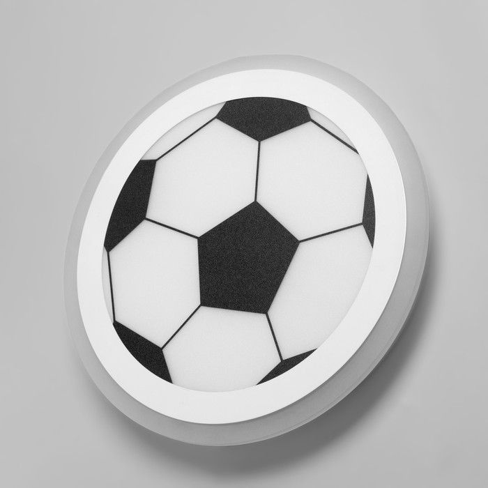 Бра "Футбольный мяч" LED 27Вт 4000К черно-белый 30х30х5см #1