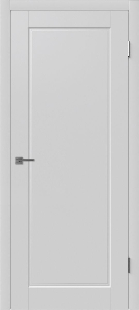 Владимирская Фабрика Дверей Дверь межкомнатная Светло-серая эмаль/Cotton, МДФ, 800x2000, Глухая  #1
