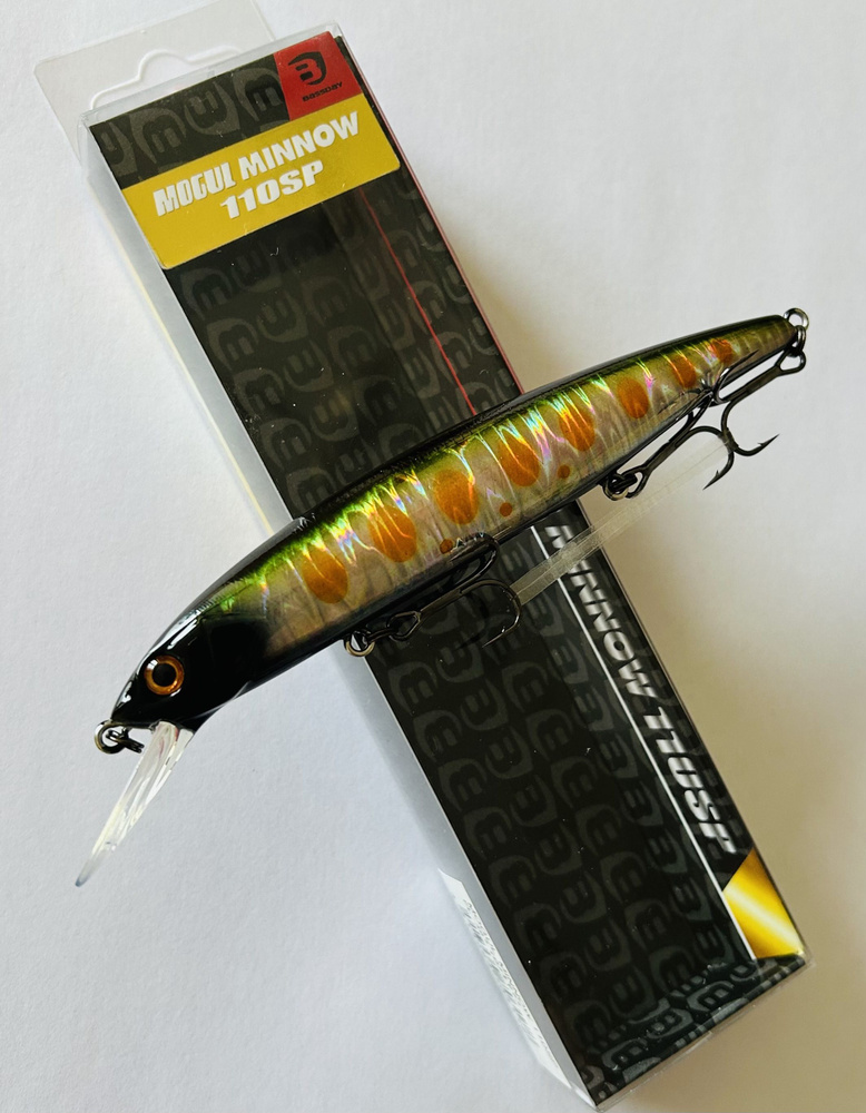 Воблер Bassday MOGUL MINNOW 110SP длина: 112 mm вес: 17g Цвет #FL-387 #хищник  #1