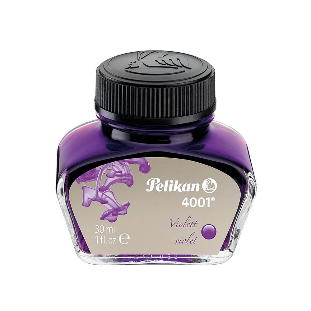 Чернила Pelikan во флаконе 30 мл. Фиолетовые Violet 4001 Fountain pen Ink  #1