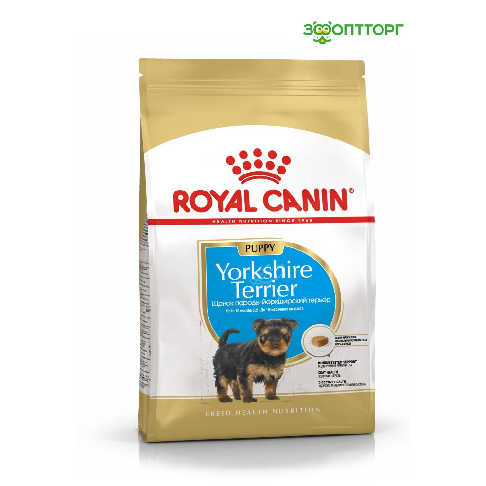 Сухой корм Royal Canin Yorkshire Terrier Junior корм для щенков породы йоркширский терьер, с курицей, #1