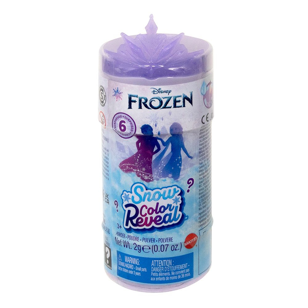 Кукла-сюрприз Mattel Disney Frozen Snow Color Reveal, 10 см, HMB83 #1