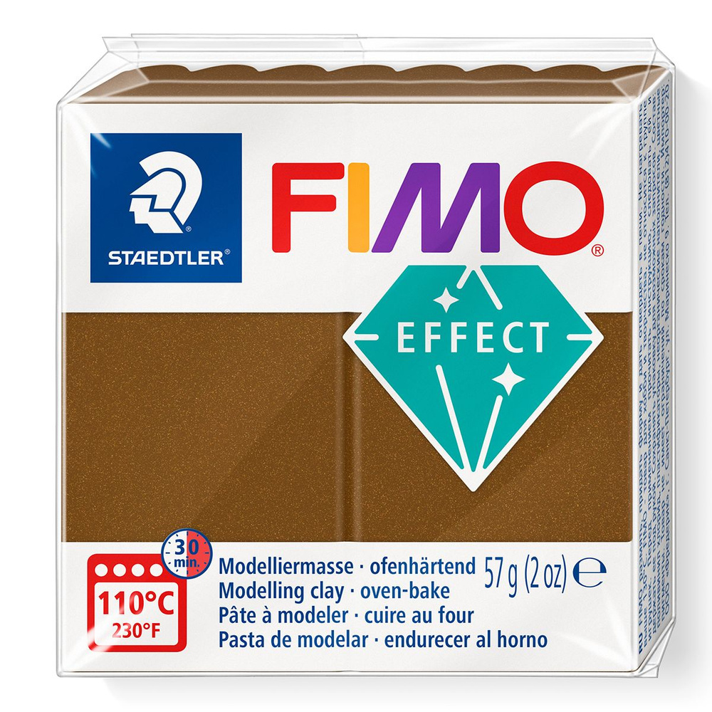 Полимерная глина Fimo effect bronze metall, 57 гр #1