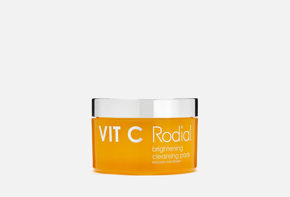 Очищающие диски выравнивающие тон кожи С ВИТАМИНОМ С / RODIAL, VIT C BRIGHTENING PADS / 50мл  #1